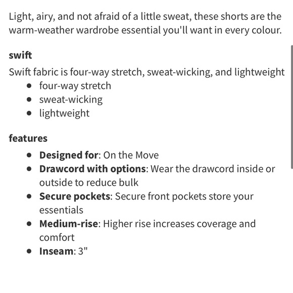 ❤️LULULEMON STROLL AT SUNDOWN SHORT 3”-SPICED CHAI-10❤️ - Picture 12 of 13